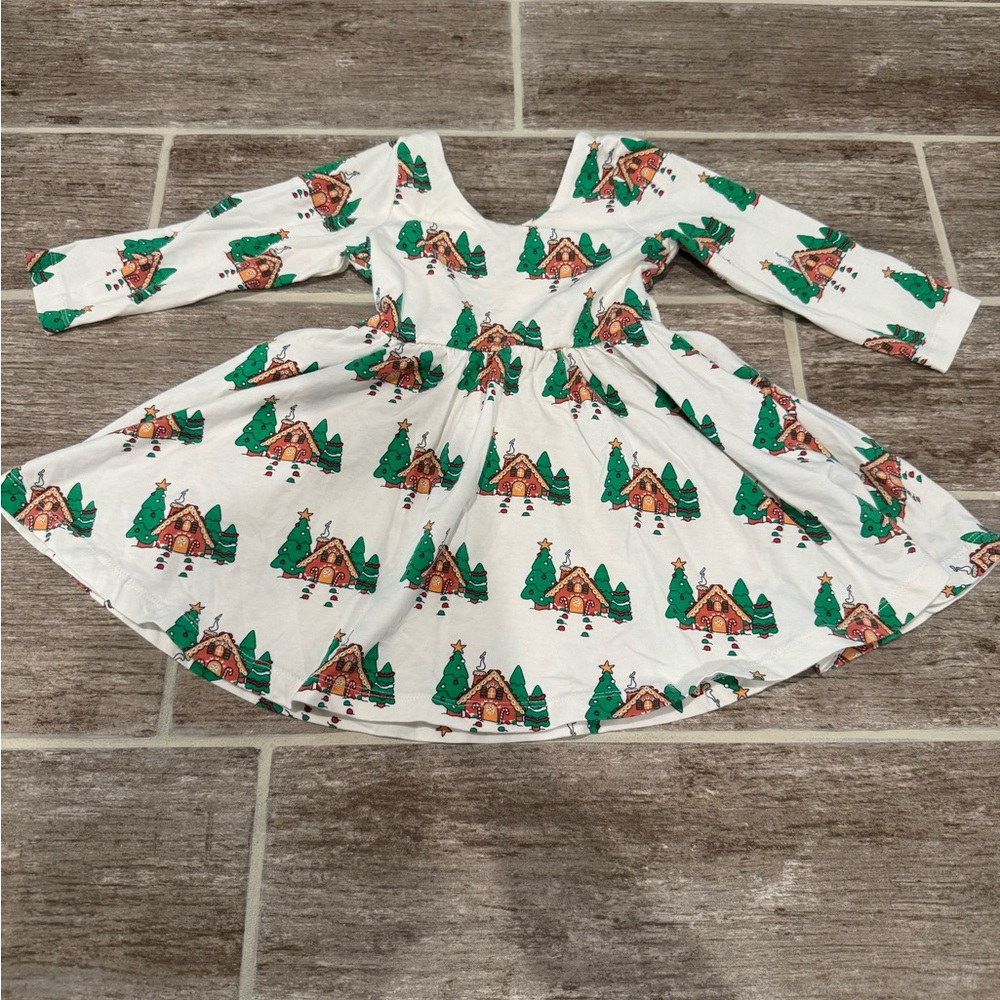 MONICA + ANDY LET’S DANCE DRESS CHRISTMAS TREE GINGERBREAD HOUSE
